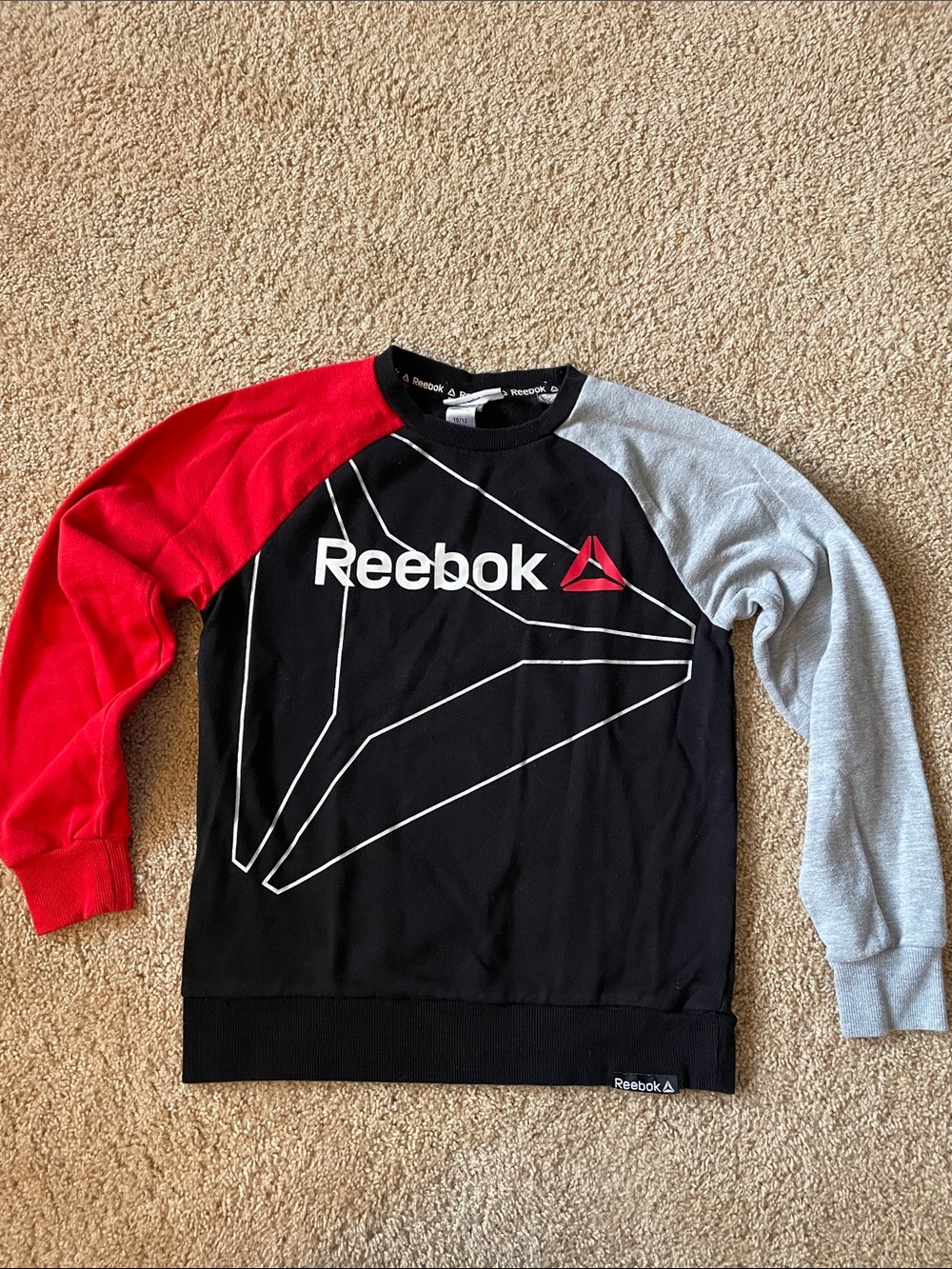 Boys Reebok crew sweatshirt